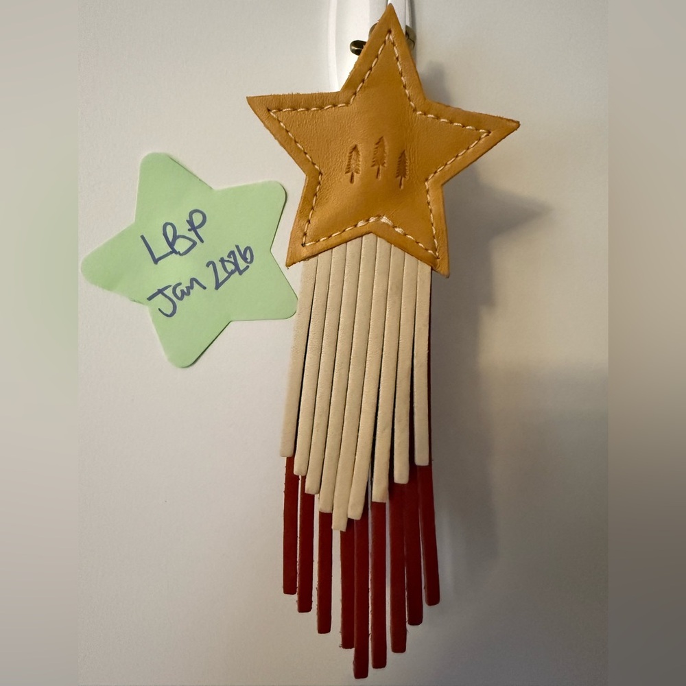 Austin Star Tassel Keychain - Amarillo Colorway - Portland Leather- NEW!